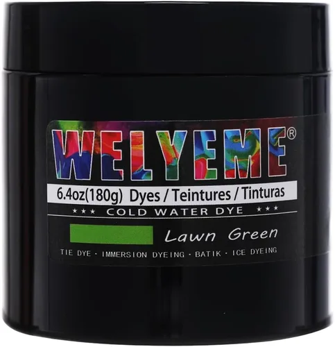 Vista 47 de Polvo de tinte para agua fría, surtido de 8 colores, 7/2-oz. frascos a granel, para teñido anudado, batik, teñido con hielo