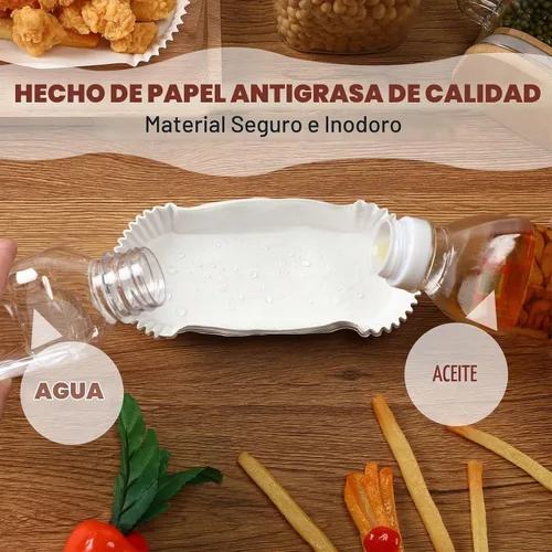 Vista 6 de Sherr - Bandejas de papel para perros calientes, botes desechables de 6