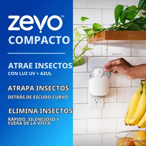 Vista 3 de Zevo Trampa compacta para insectos voladores para mosquitos y moscas