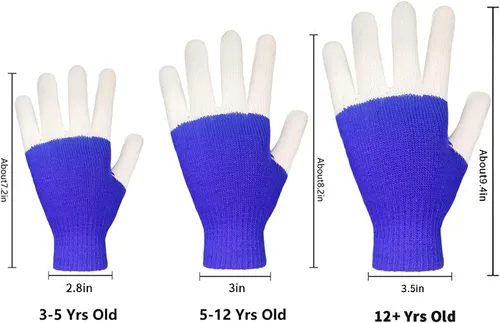 Vista 6 de WEICHUANGXIN Cool Toys for Kids Age 3-14 Years Old LED Light Up Gloves for Boys Girls Easter Halloween Christmas Gifts