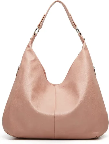 Vista 8 de Bolso Hobo para mujer, de piel sintética, suave, holgado, con cremallera