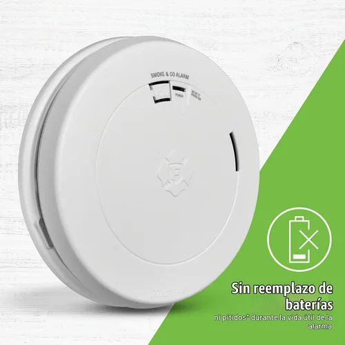 Vista 2 de First Alert Alarma combinada de humo y monóxido de carbono con batería de 10 años