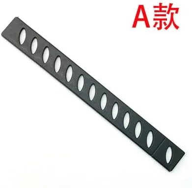 Vista 3 de Cuchillo de cocina con protección de bordes, borde de goma, tira de plástico, 10 unidades (tamaño A: A)