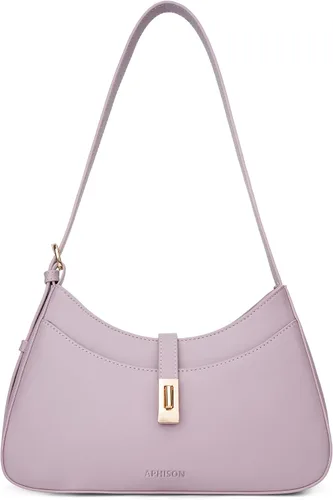 Vista 9 de APHISON Bolso de hombro para mujer, de piel vegana, monederos y bolsos de mano con correa ajustable