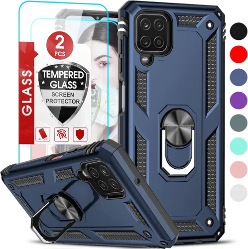 Vista 212 de LeYi Funda para Moto G Stylus 2022 4G (no compatible con 5G), funda para Moto G Stylus con 2 protectores de pantalla, funda protectora de grado Oro