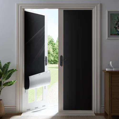 Vista 8 de Cortinas opacas 100% para dormitorio, persianas opacas portátiles de 28