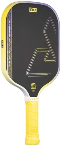Vista 7 de JOOLA Agassi Heat Vision 16mm Pala de pickleball - Nueva forma con zona de punto dulce extendida - Superficie de fibra de carbono texturizada