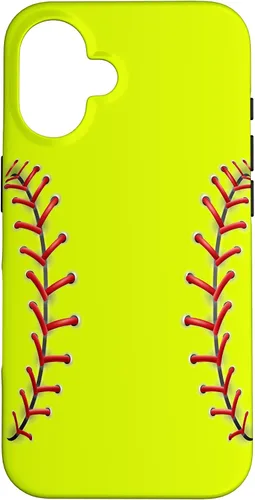 Vista 32 de Cool Softball Threads Design for Team Player Coaches Parents Case for iPhone 17
