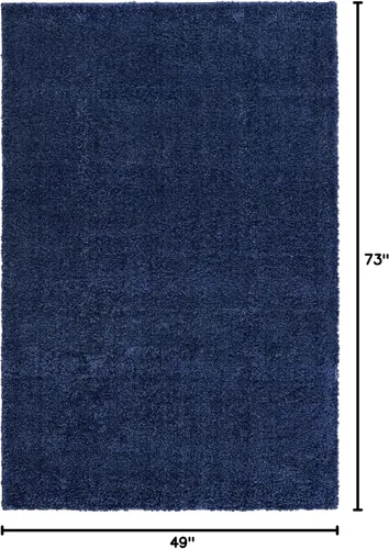 Vista 449 de Unique Loom Colección Solo - Alfombra de área Calabasas (3 pies 3 pulgadas x 5 pies 3 pulgadas, rectangular, rojo)