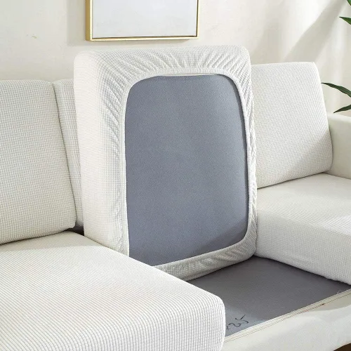 Vista 11 de Cojín protector para sala de estar, protege la funda de cojín del sofá, protector de cojín de sofá de alta elasticidad, funda de asiento de sofá