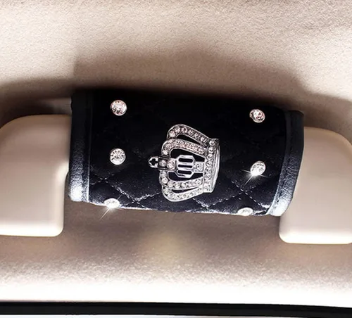 Vista 25 de Paquete de 2 fundas brillantes para manija de puerta de seguridad para automóviles, con cristales brillantes, almohadillas protectoras para manija