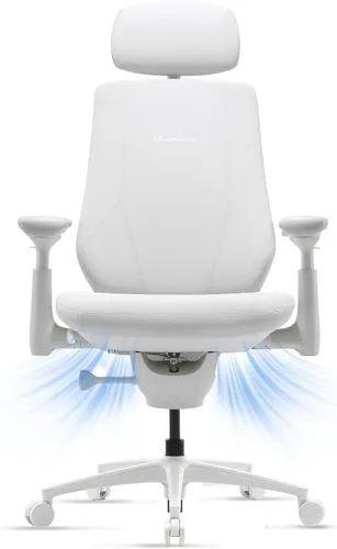 Vista 14 de LiberNovo Maxis Airflow - Silla de oficina ergonómica grande y alta