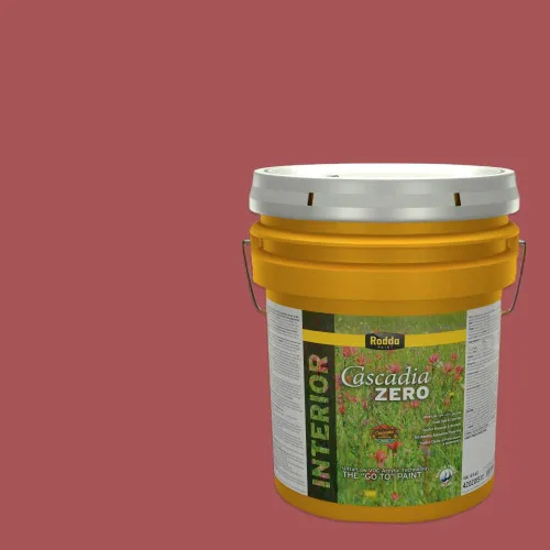 Vista 31 de Rodda Paint CASCADIA ZERO - Pintura plana e imprimación para interiores en uno, cuarto de galón, rosa Mullen
