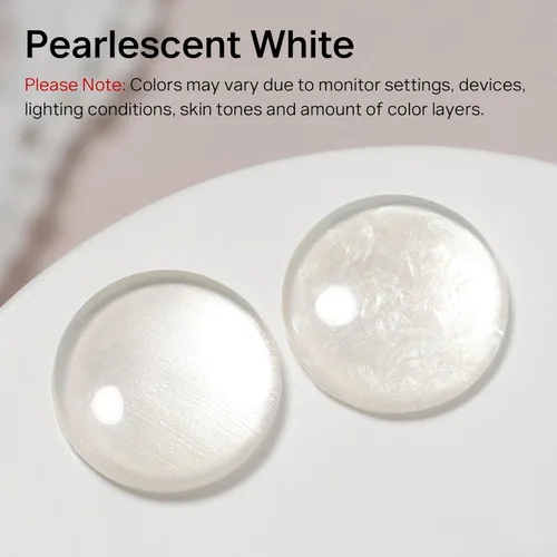 Vista 65 de MIZHSE Esmalte de uñas blanco perla de secado rápido, esmalte de uñas