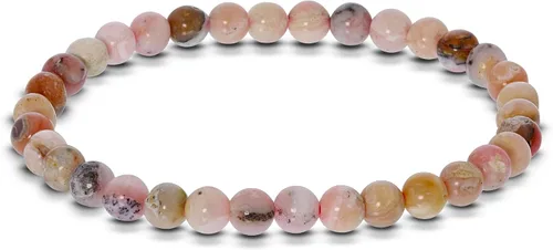 Vista 423 de Gem Avenue Handmade Round Bead Stretch Bracelet Unisex Natural Stone Beaded Jewelry for Men & Women, Elastic Wristband for Daily Wear