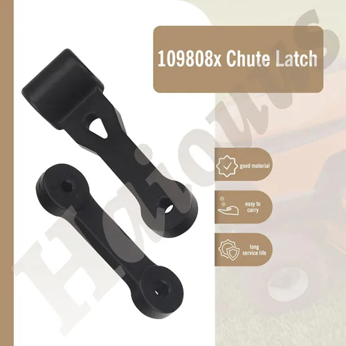 Vista 5 de 42-555 Ensamblajes de pestillo con gancho compatibles con Craftsman 109808X Chute Latch 532109808X 160793 para Husqvarna 532160793 160793 723-0383