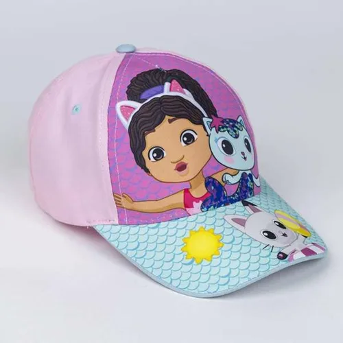 Vista 4 de Gorra Infantil Gabby's Dollhouse Turquesa
