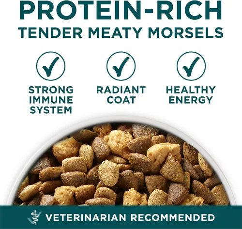 Vista 7 de Purina ONE - Alimento para cachorros de raza grande en seco, fórmula +Plus de raza grande, bolsa de 16.5 libras