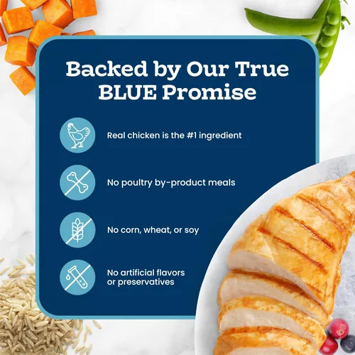 Vista 7 de Blue Buffalo Tastefuls Receta de pollo y arroz integral para gatos adultos, control de peso, pollo real primero, comida natural para gatos