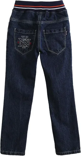 Vista 6 de Leo&Lily LLB627 - Pantalones vaqueros de mezclilla para niños grandes