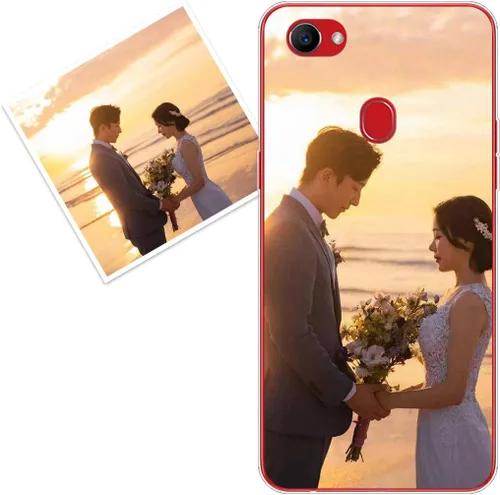 Vista 218 de Funda personalizada compatible con Oppo A1 Pro, fundas de teléfono personalizadas con imagen de foto, imagen de texto, cubierta transparente