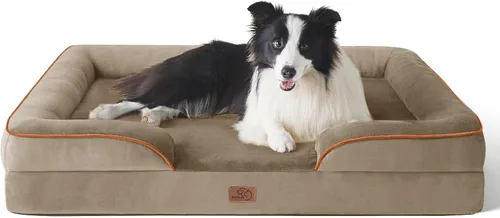 Vista 33 de Bedsure - Cama para gatos de interior, sofá cama lavable para perros muy pequeños, espuma de soporte con funda extraíble y lavable, forro Gris