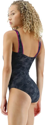 Vista 6 de TYR - Bañador sin mangas color sólido para mujer deportivo