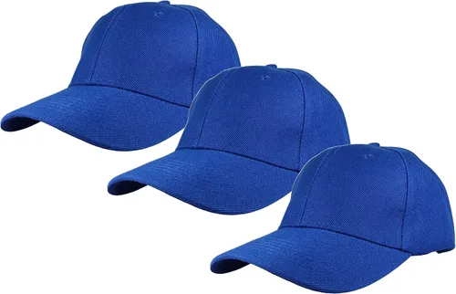 Vista 68 de Gelante - Gorra lisa de béisbol ajustable con correa trasera (3 unidades)