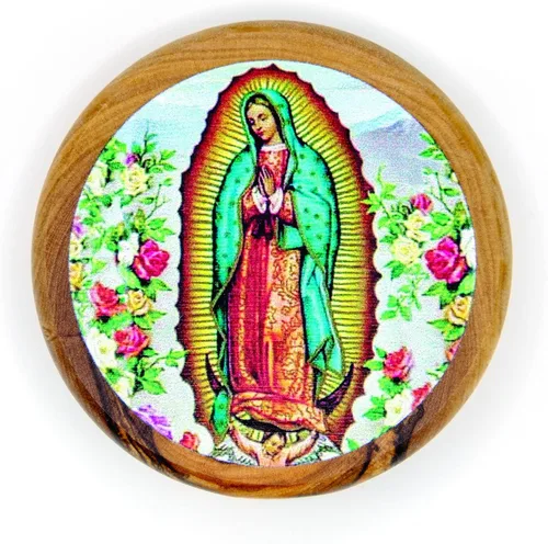 Vista 13 de Arcángel San Miguel, icono católico imán para nevera, madera de olivo, religiosa inspiradora religiosa, imanes de fe de Israel, hogar, cocina