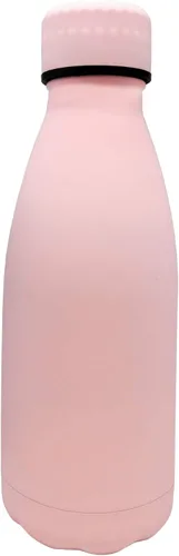 Vista 32 de NERTHUS FIH 712 - Botella aislada de doble pared para diseño frío y caliente, acero inoxidable, 11.8 fl oz, sin BPA, 18/8, color azul bebé