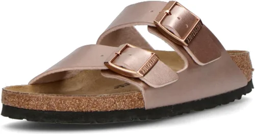 Vista 113 de Birkenstock Sandalias unisex Arizona con plantilla suave para adultos Negro (black Oiled Leather)