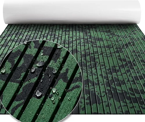 Vista 14 de FOCEAN Suelo de Barco de Espuma EVA Cubierta de Barco Suelo Marino Camuflaje Alfombrillas Marinas Autoadhesivas para Barcos Yate Kayak RV Ocean Camo