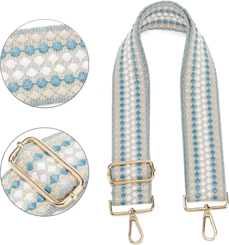 Vista 4 de Bolso bandolera retro de cuero vegano para mujer, con correa de hombro de leopardo romovable