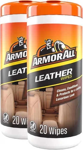 Vista 11 de Armor All - Limpiador interior de cuero, toallitas de limpieza para interiores de automóviles, 20