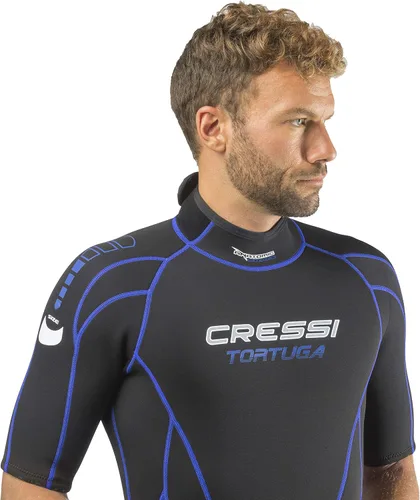 Vista 3 de Cressi Shorty - Traje de neopreno para hombre para actividades acuáticas en aguas cálidas, neopreno premium Tortuga de 0.098 in