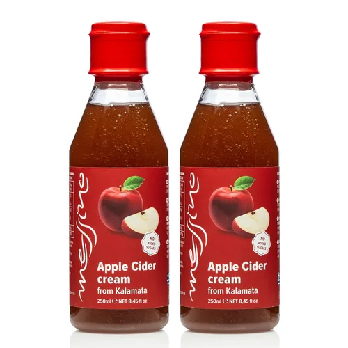 Vista 4 de Messino Esmalte balsámico de sidra de manzana, 8.5 fl oz - Reducción balsámica de manzana dulce para rociar, ensaladas y acabado