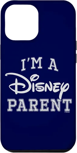 Vista 25 de iPhone 16 Disney I'm A Disney Parent Collegiate Big Text Logo Case