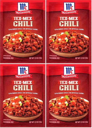 Vista 11 de Mezcla de condimento de chile McCormick Tex-Mex Chili de 1.25 onzas