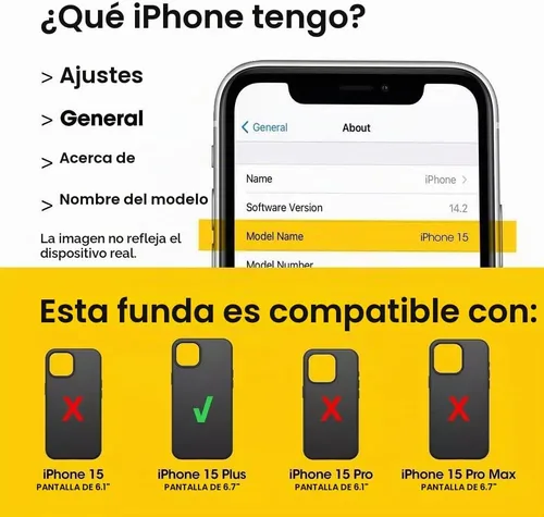 Vista 2 de OtterBox iPhone 15 Plus y iPhone 14 Plus (solamente) - Funda de la serie Defender - Jeans azul bebé - Sin pantalla - Resistente y duradero