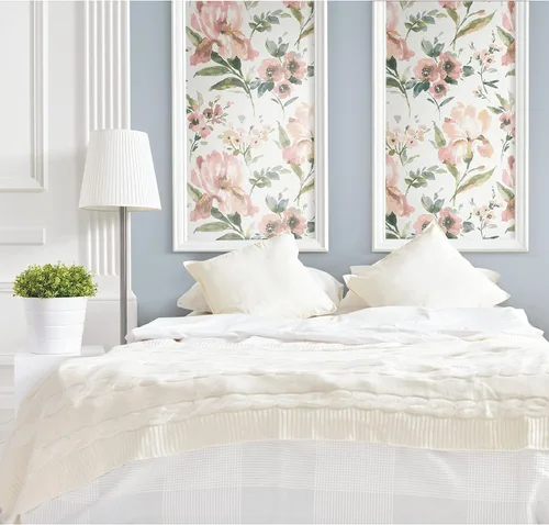 Vista 12 de RoomMates RMK12296PL Iris - Papel tapiz para despegar y pegar, azul, verde