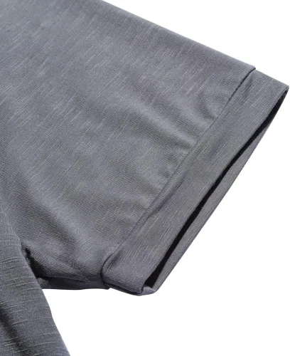 Vista 7 de Camiseta deportiva de algodón para hombre, gimnasio y entrenamiento.
