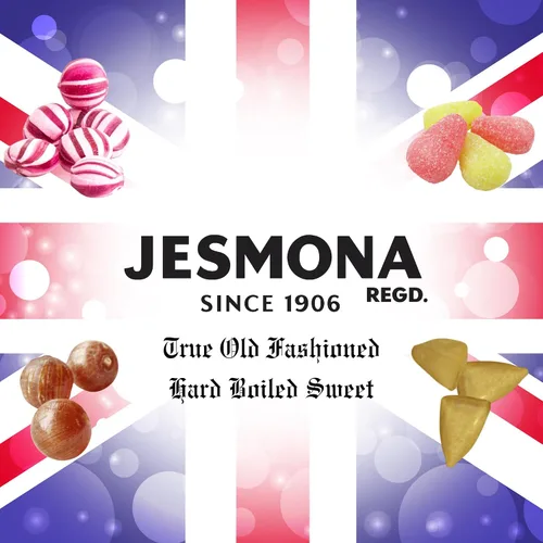 Vista 8 de Jesmona Old Fashioned Mint Humbugs - Lata de dulces duros ingleses con centro de caramelo, lata de regalo de dulces duros británicos resellables