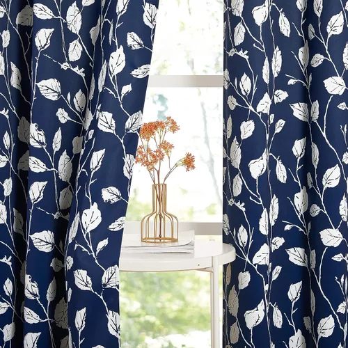 Vista 29 de KGORGE Cortinas opacas para sala de estar, aislamiento térmico, cortinas insonorizadas y cortinas estilo rústico estilo bohemio para cocina