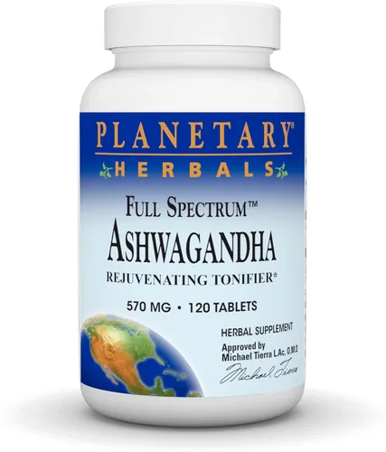 Vista 5 de Planetary Herbals, Ashwagandha (cereza) espectro completo de 0.02 oz de invierno., hhh-kyyy-tra-rat5830, 1, 1