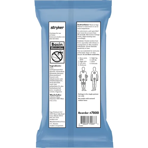 Vista 8 de Essential Comfort - Toallitas limpiadoras de baño, 1 paquete, 8 paños - Toallitas de baño sin enjuague, paño pesado ultrasuave y grueso, fragancia