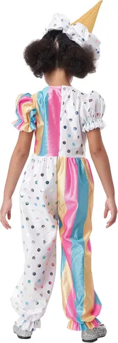 Vista 3 de Payaso dulce para niños pequeños, Azul Patchwork