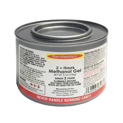 Vista 5 de Party Essentials - Kit de servicio para fiesta con calientaplatos y utensilios para servir, kit de repuestos, latas de combustible para calentar