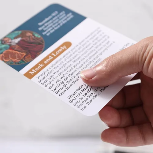 Vista 5 de Tarjetas devocionales diarias Devocionales cristianos para oración y meditación Explora tu fe, estudio bíblico o grupos juveniles Regalos