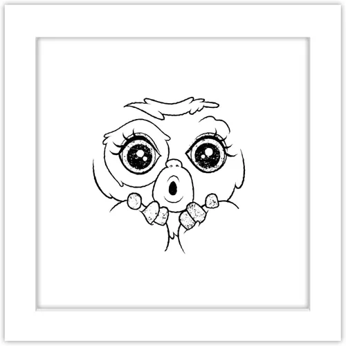 Vista 10 de Trends International Gallery Pops Gremlins - Arte de pared con cara de Gizmo, versión enmarcada negra, 12 x 12 pulgadas