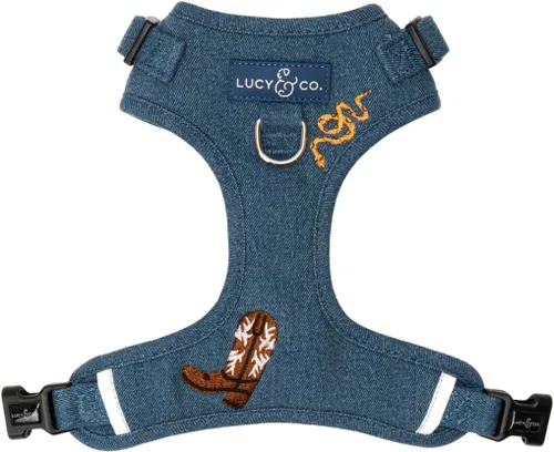 Vista 25 de Lucy & Co. The Bolt of Lightning Arnés para perro sin tirones para perros, chaleco para dejar de tirar y caminar fácilmente, cómodo producto